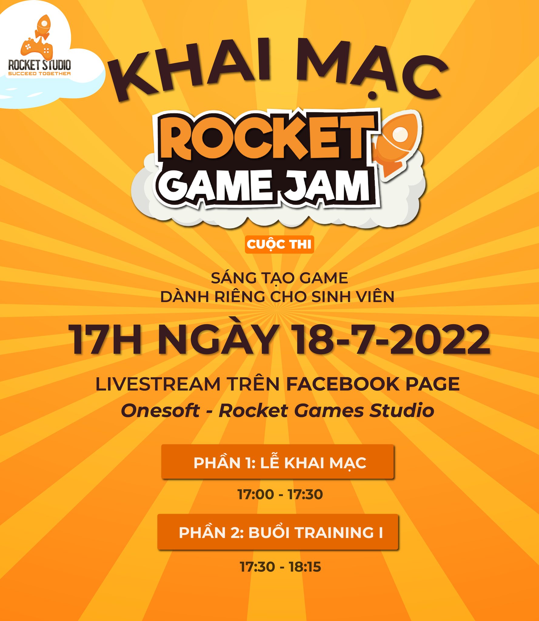CẤP BÁO TỪ TRẠM VŨ TRỤ ROCKET! LỊCH KHAI MẠC 𝐑𝐎𝐂𝐊𝐄𝐓 𝐆𝐀𝐌𝐄 𝐉𝐀𝐌 𝟐𝟎𝟐𝟐!